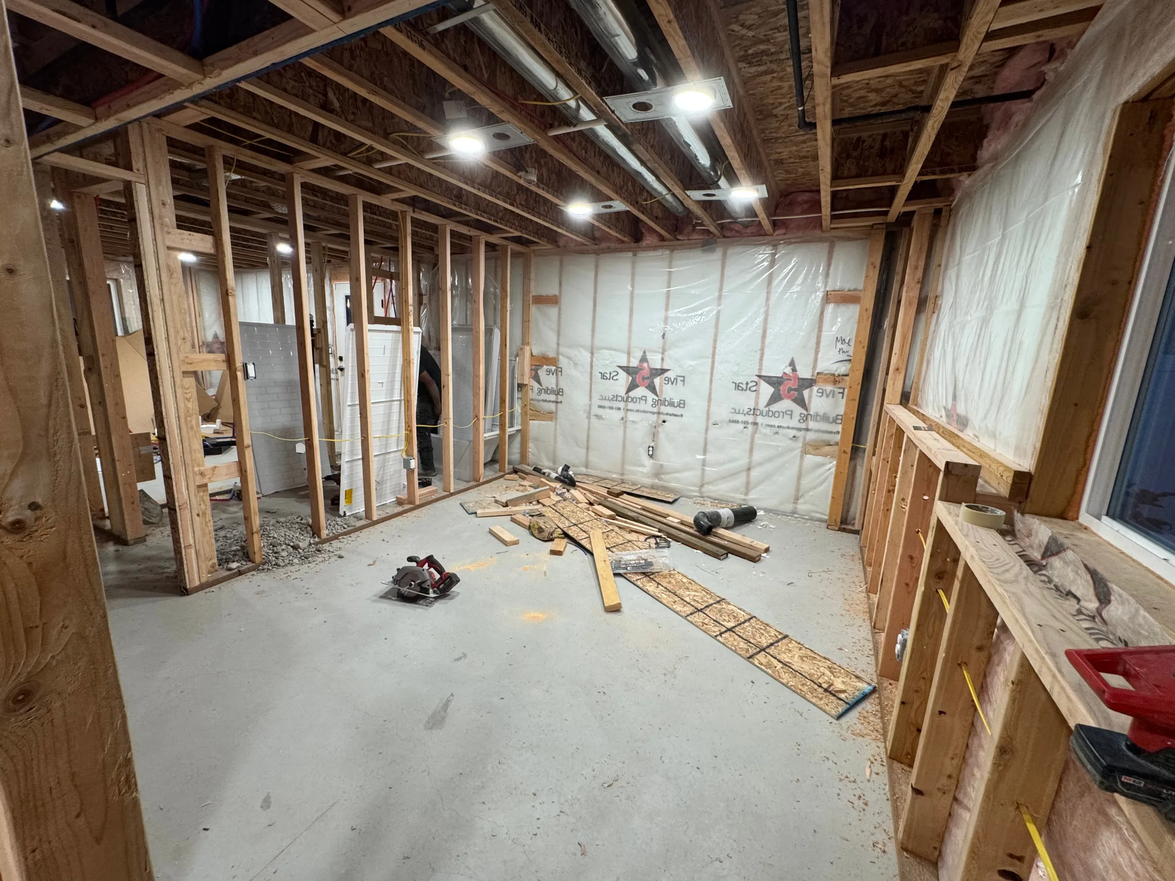 Basement Electrical Wiring project by Utah Home Electric in West Jordan, Utah