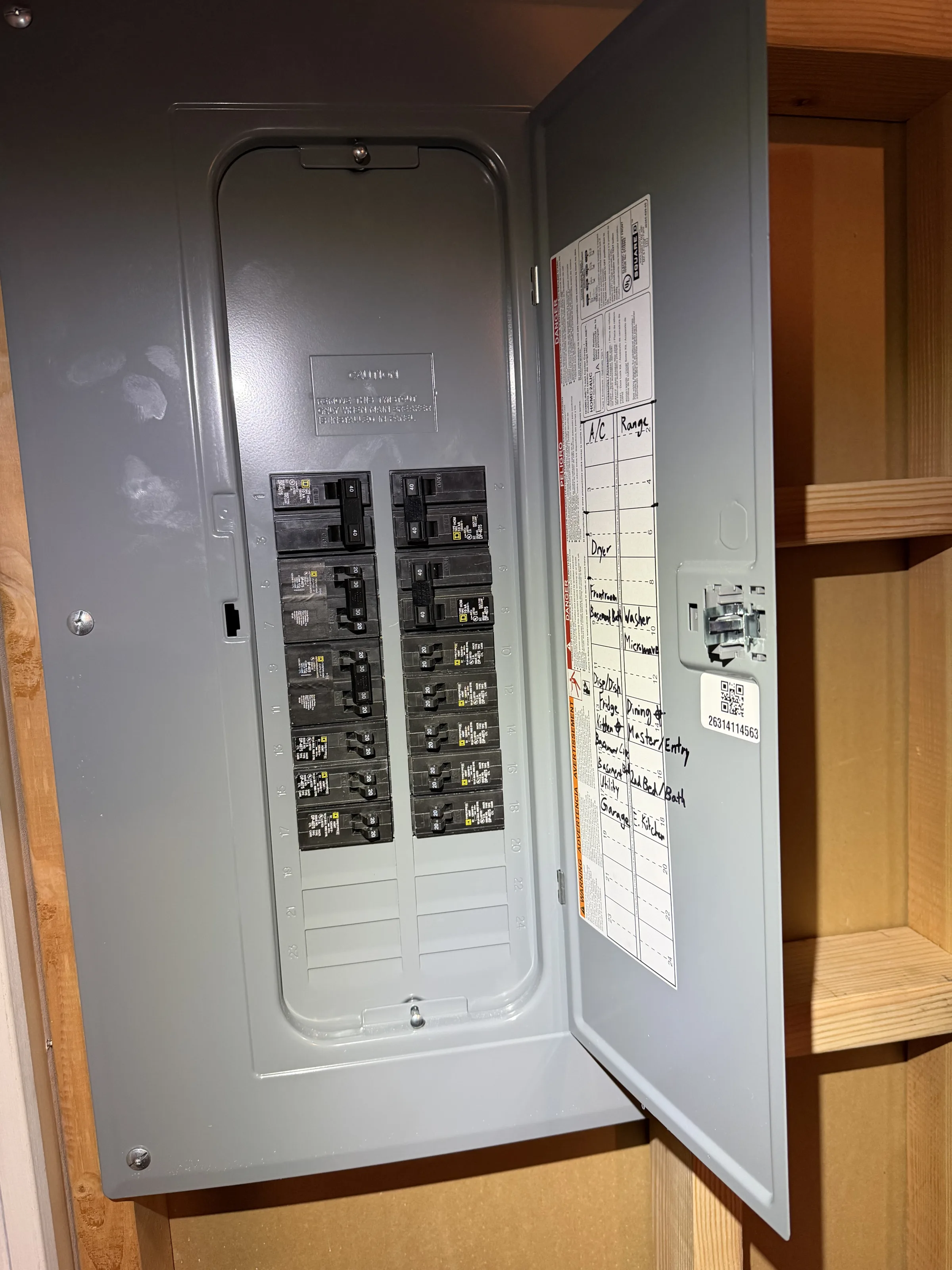 Electrical Panel Replacement project by Utah Home Electric in Provo, Utah